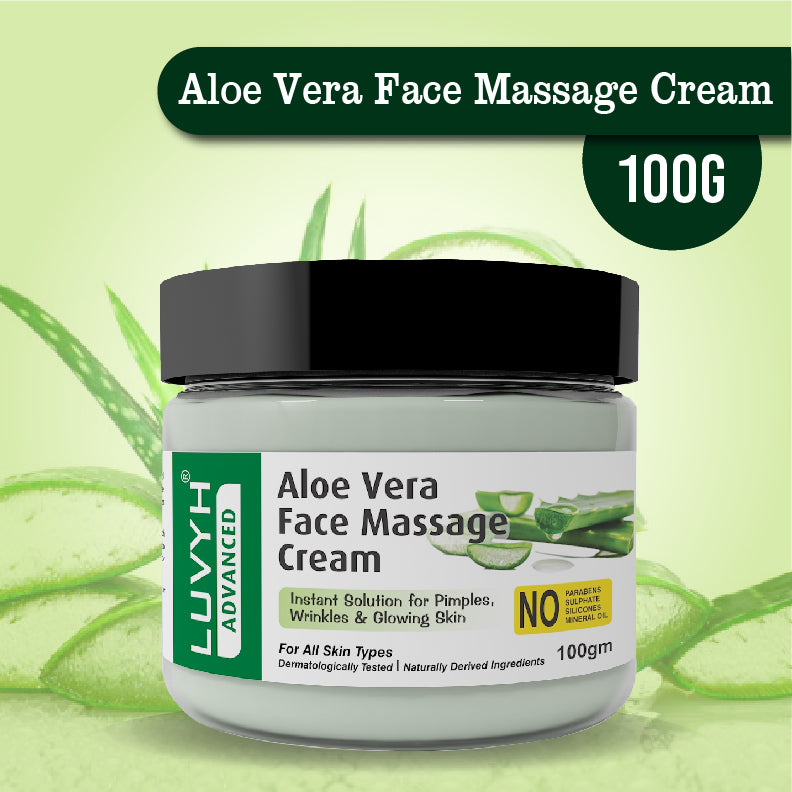 Luvyh Aloe Vera Face Massage Cream- 100gm