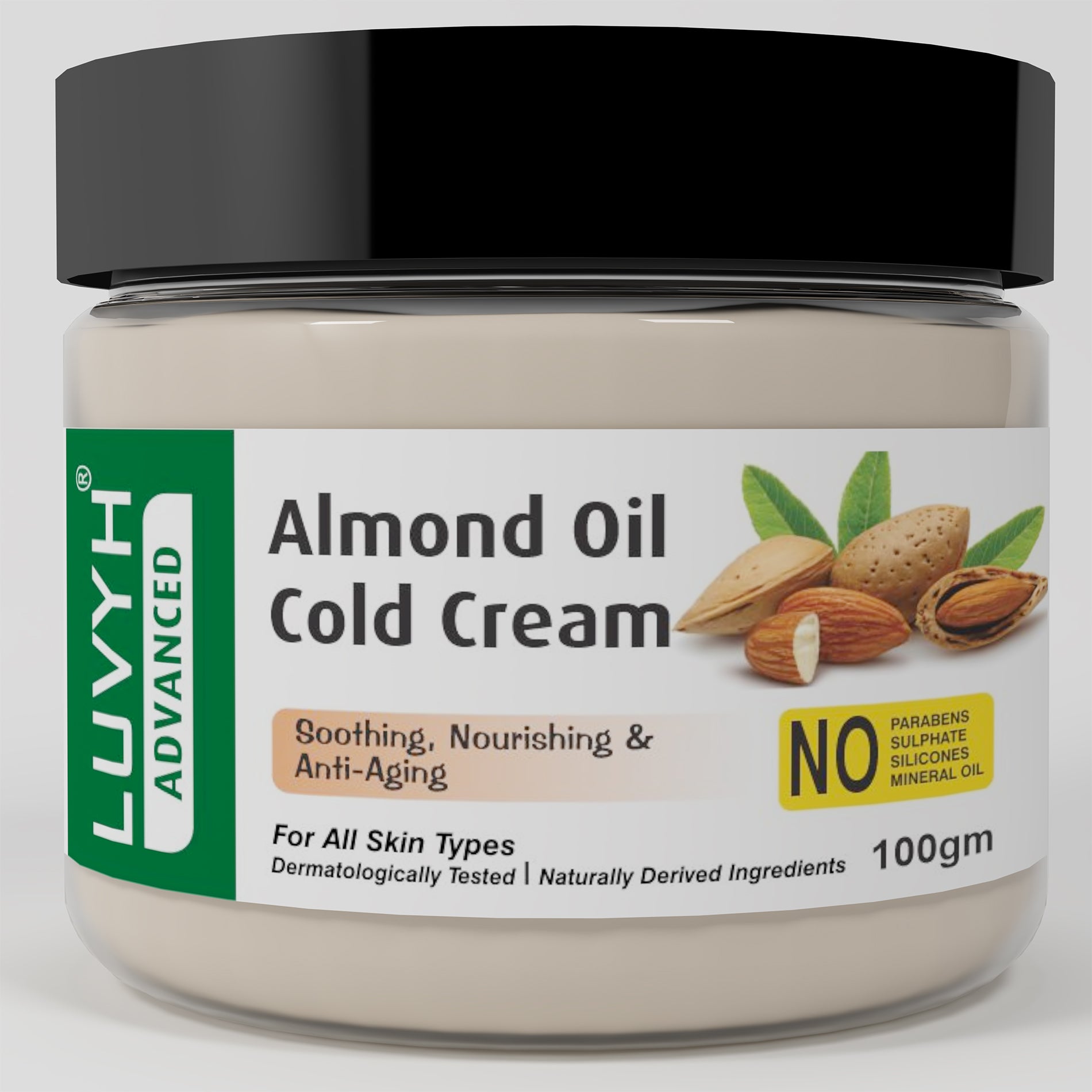 Almond Oil Cold Cream For Nourishing 