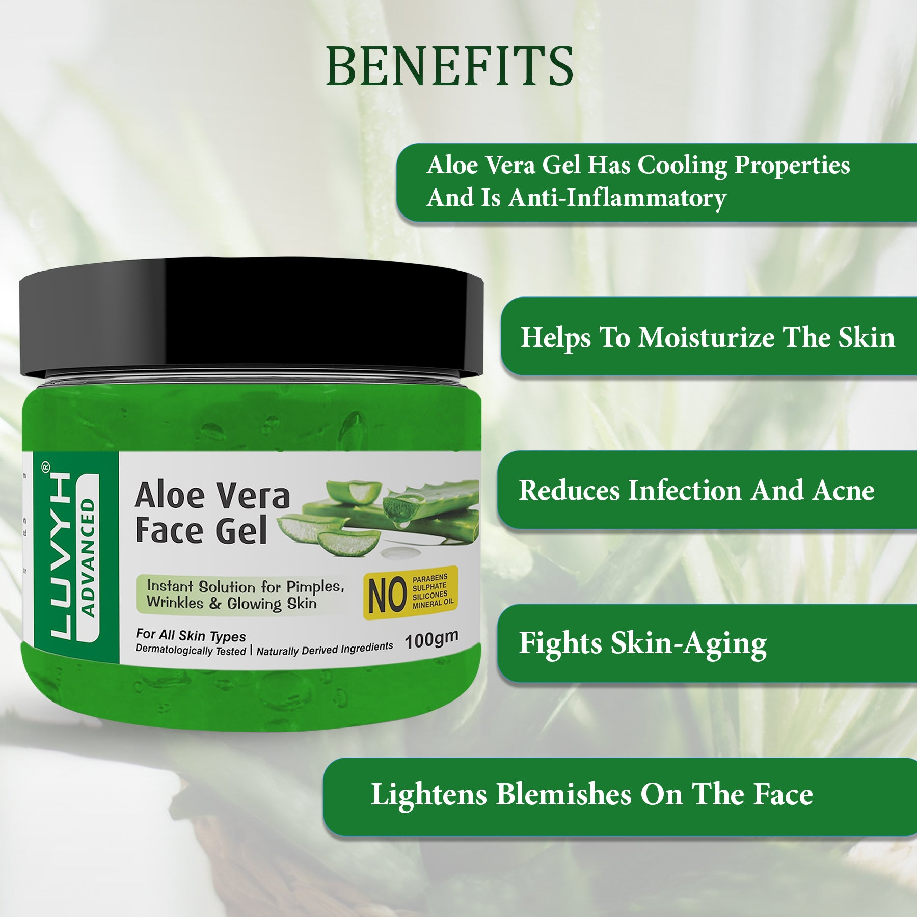 Benefits of Aloe Vera Face Gel
