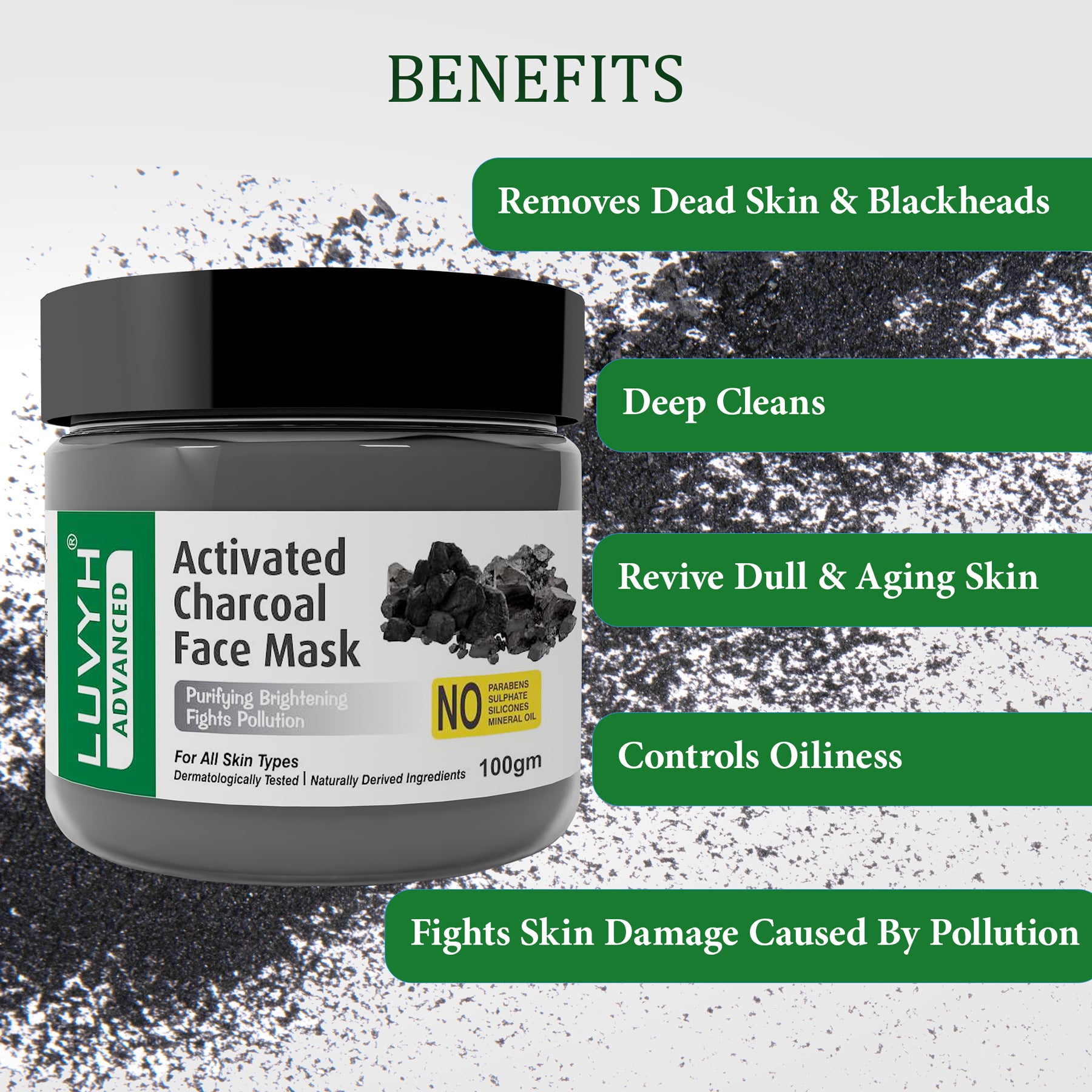 Benefits of Activated Charcoal Face Mask