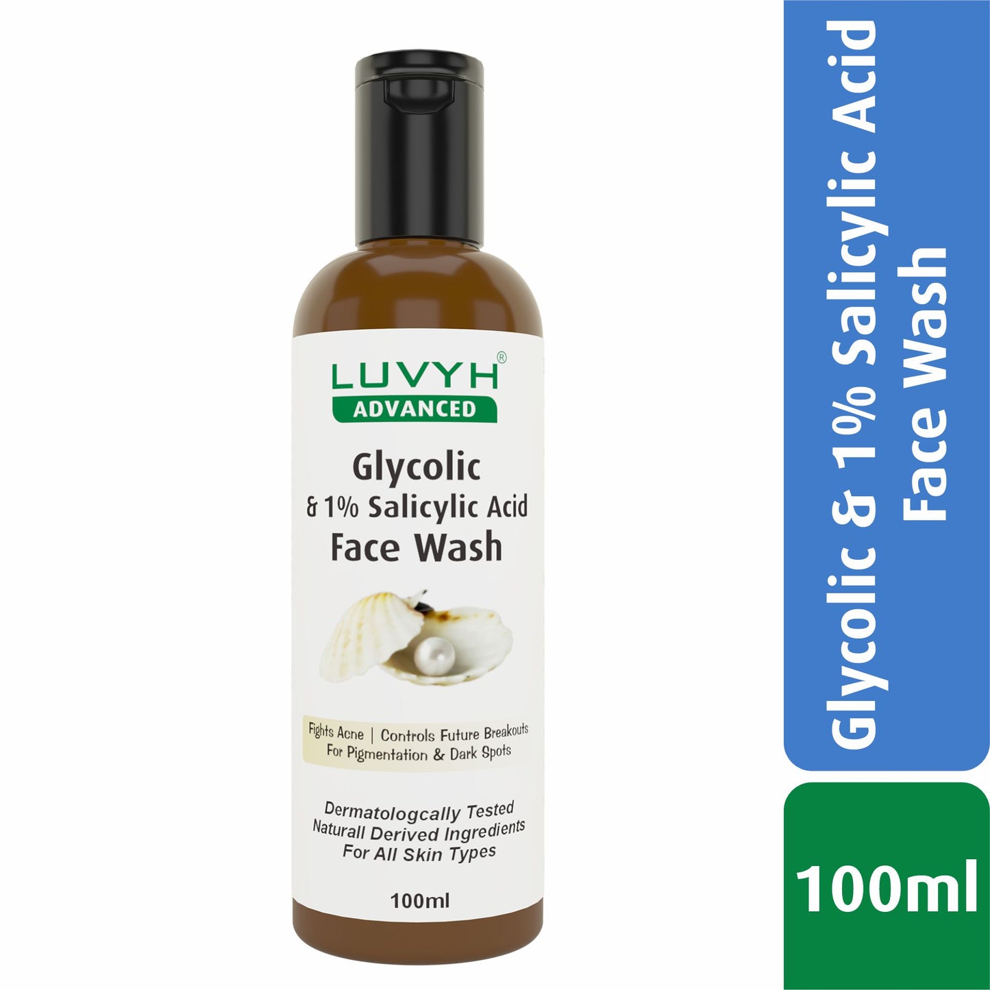 Luvyh Glycolic & 1% Salicylic Acid Face Wash 100ml