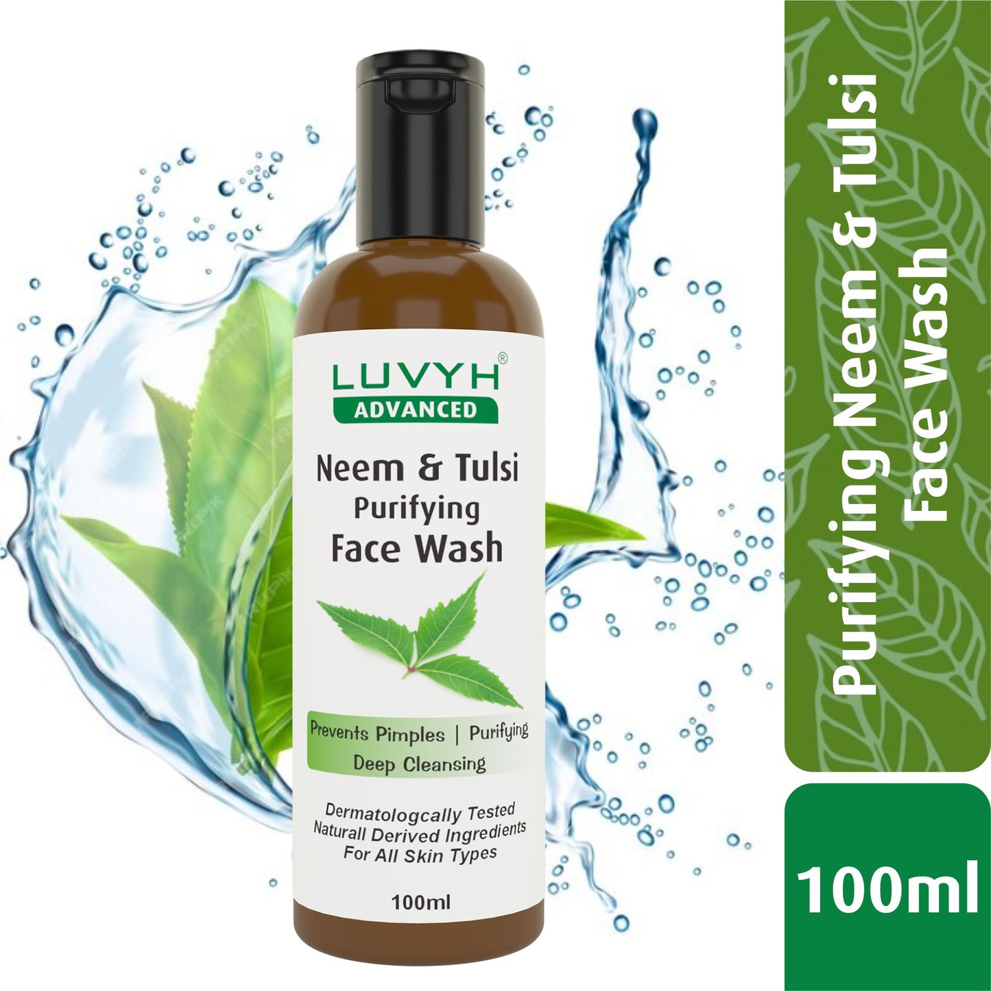 Luvyh Purifying Neem & Tulsi Face Wash 100ml