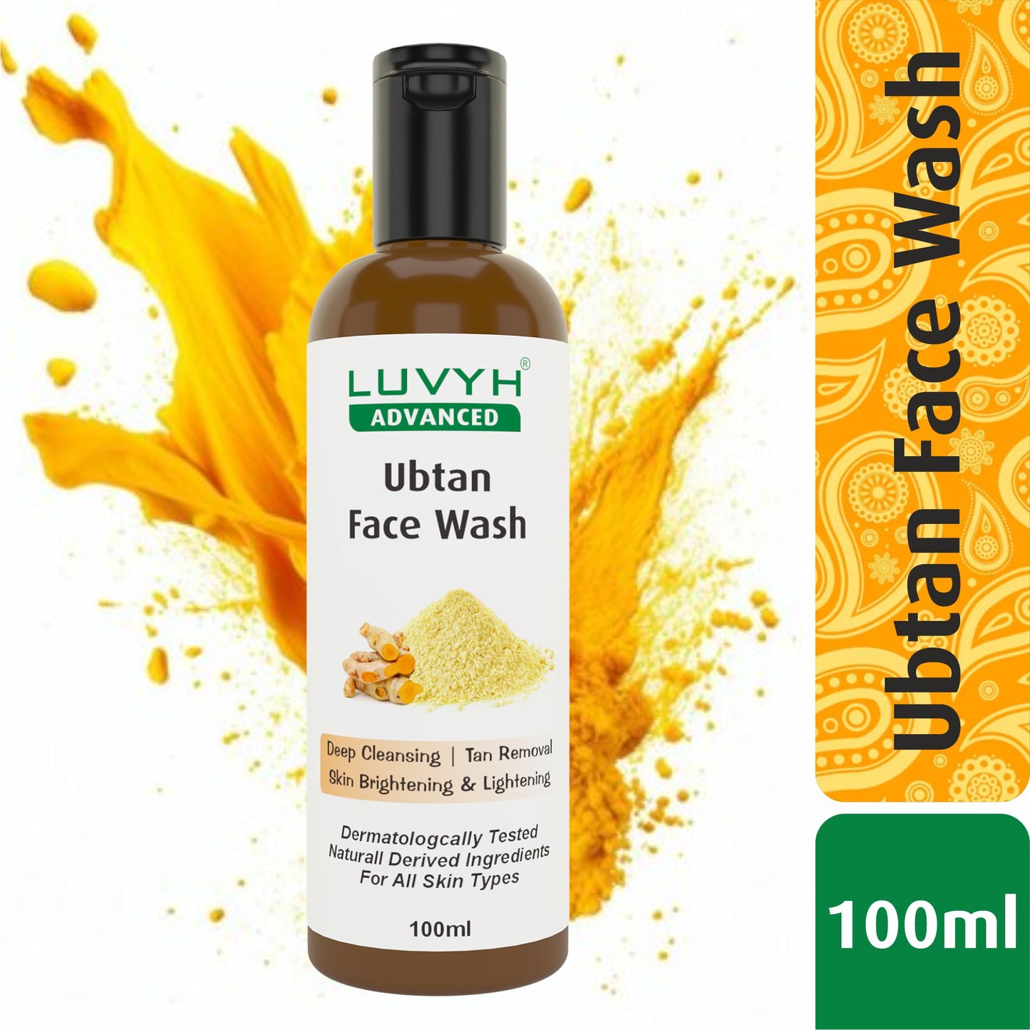 Luvyh Ubtan Face Wash 100ml