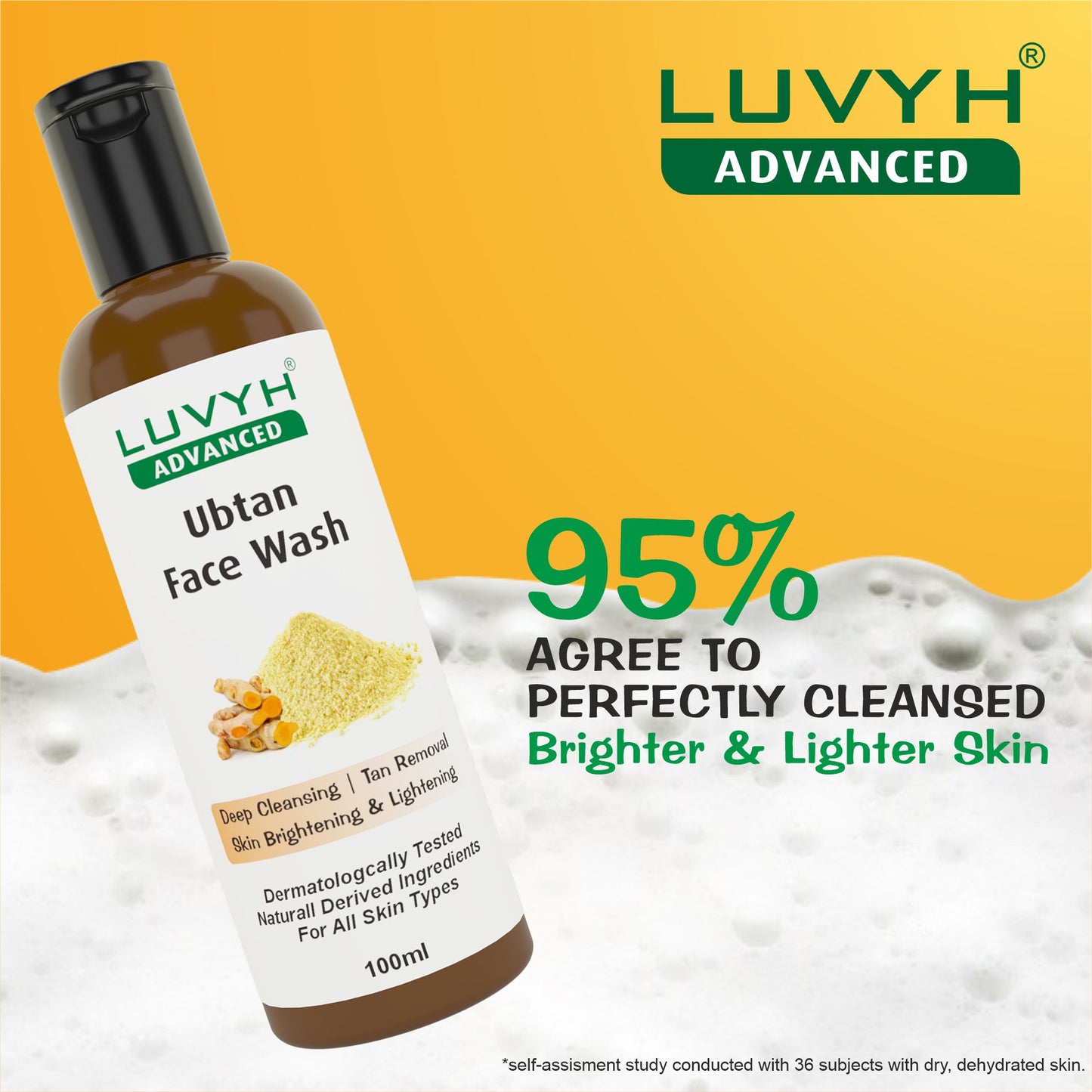 Luvyh Ubtan Face Wash 100ml