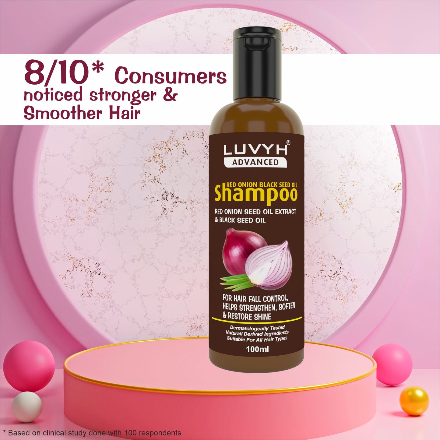 Luvyh Onion Black Seed Shampoo 100ml