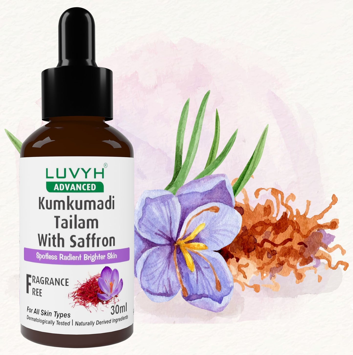 Luvyh Kumkumadi Tailam with Saffron 30ml