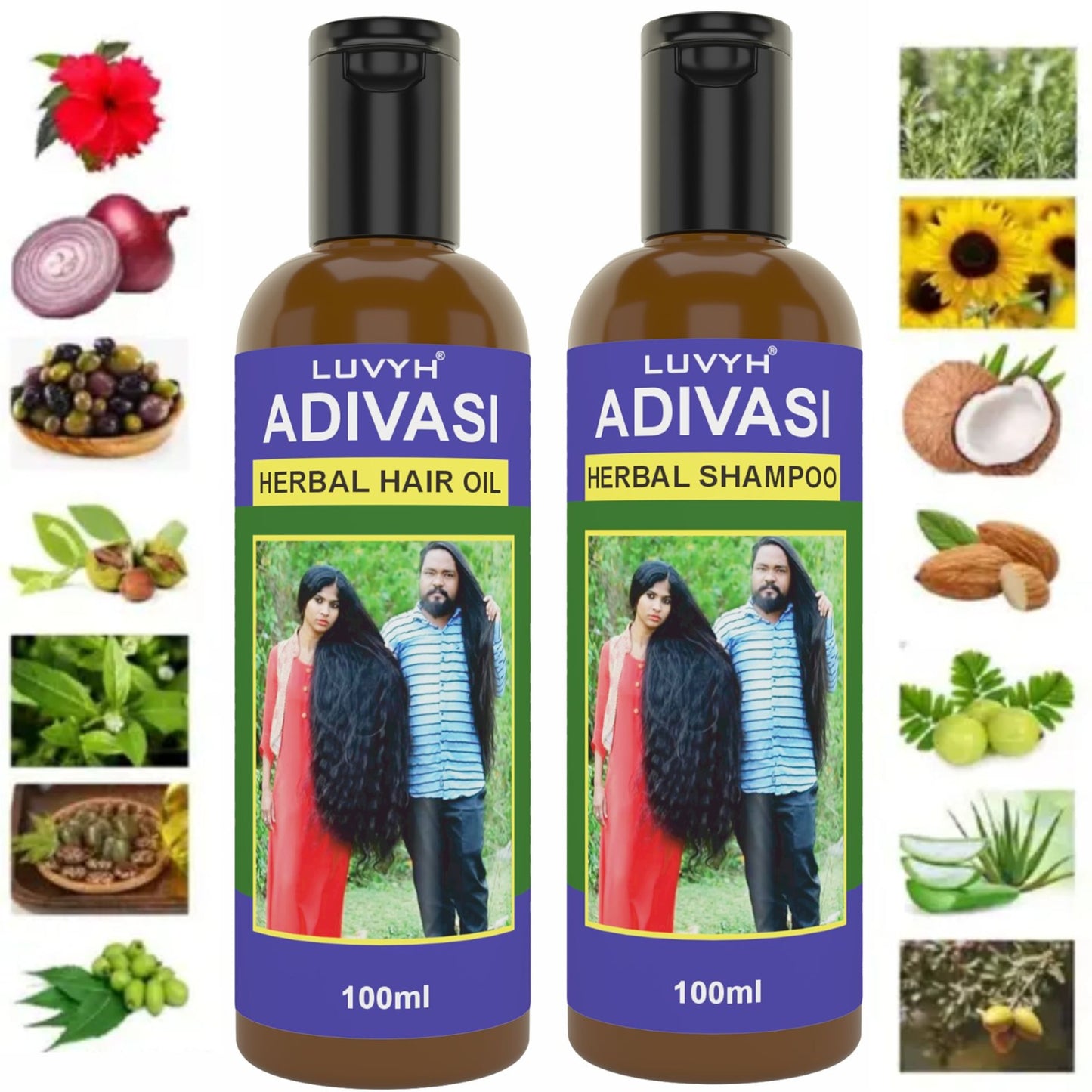 Luvyh Adivasi Herbal Hair Oil 100ml