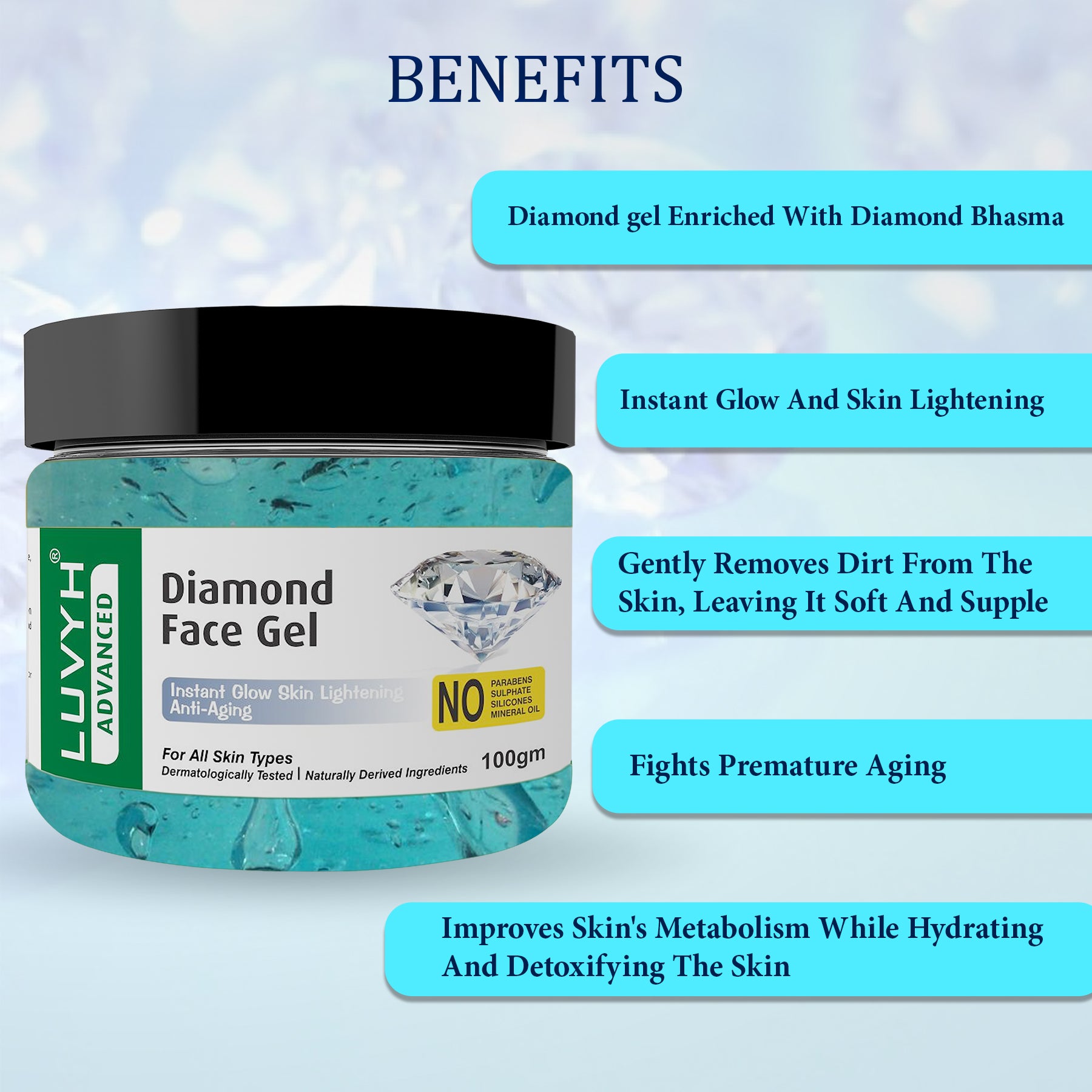 Benefits of Diamond Face Gel