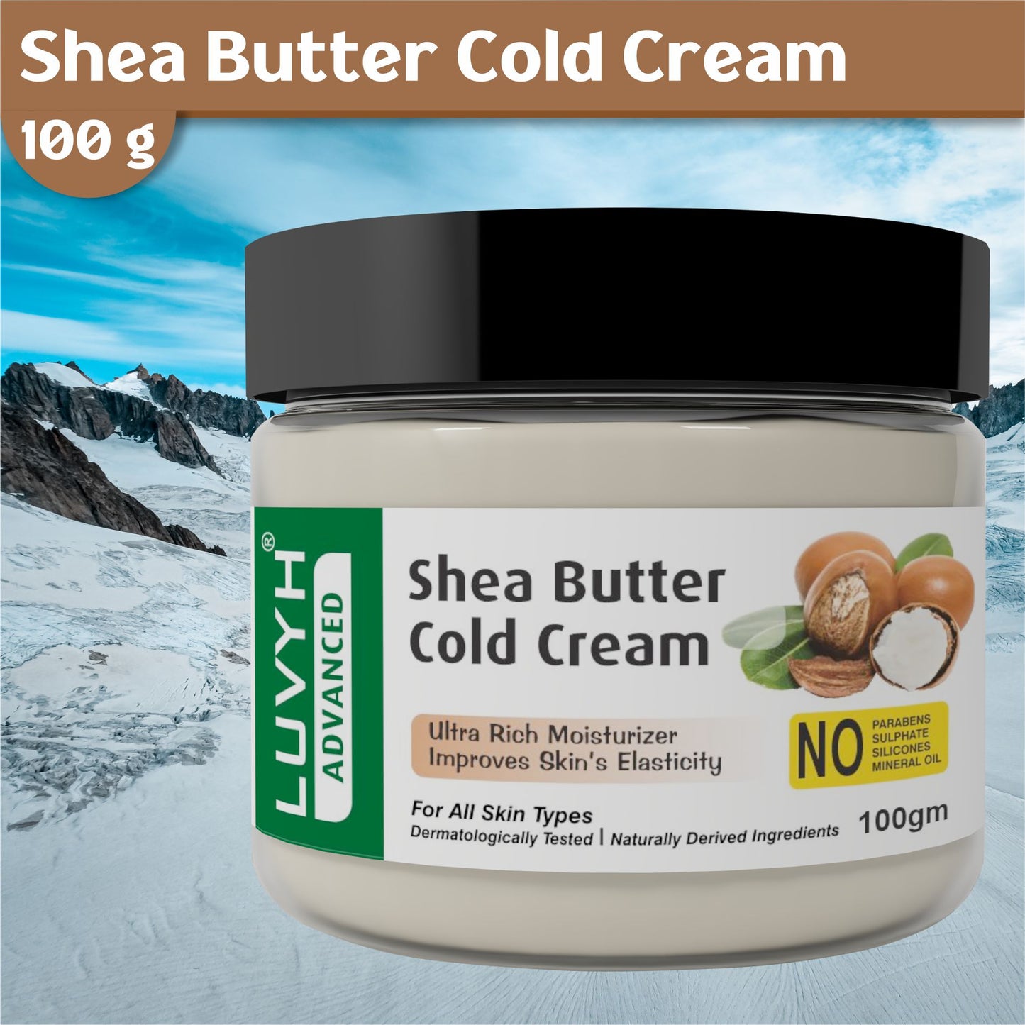 Luvyh Shea Butter Cold Cream 100g
