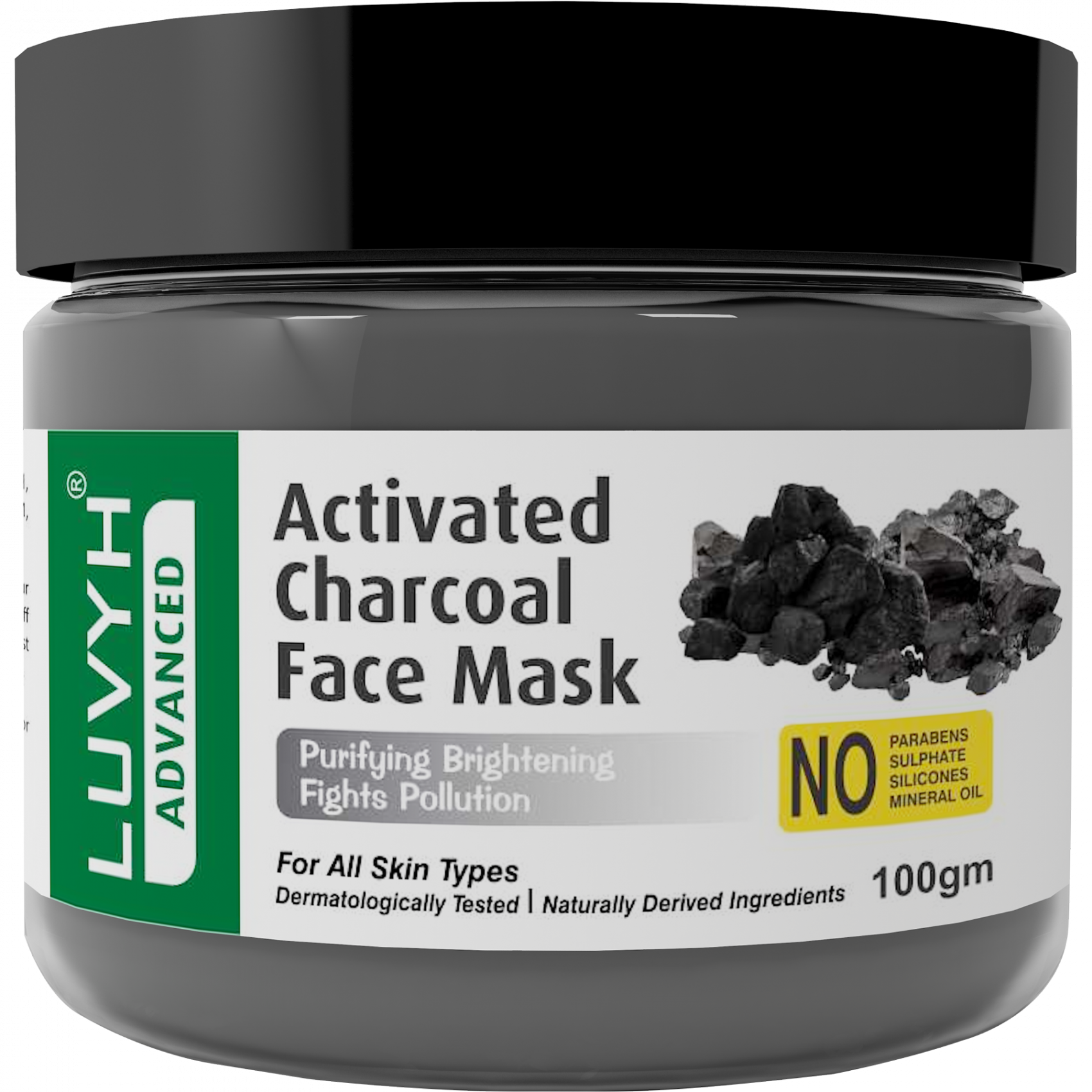 Activated Charcoal Face Mask Best for Brightening