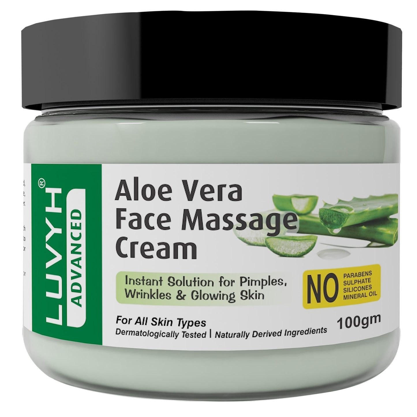 Luvyh Aloe Vera Face Massage Cream- 100gm