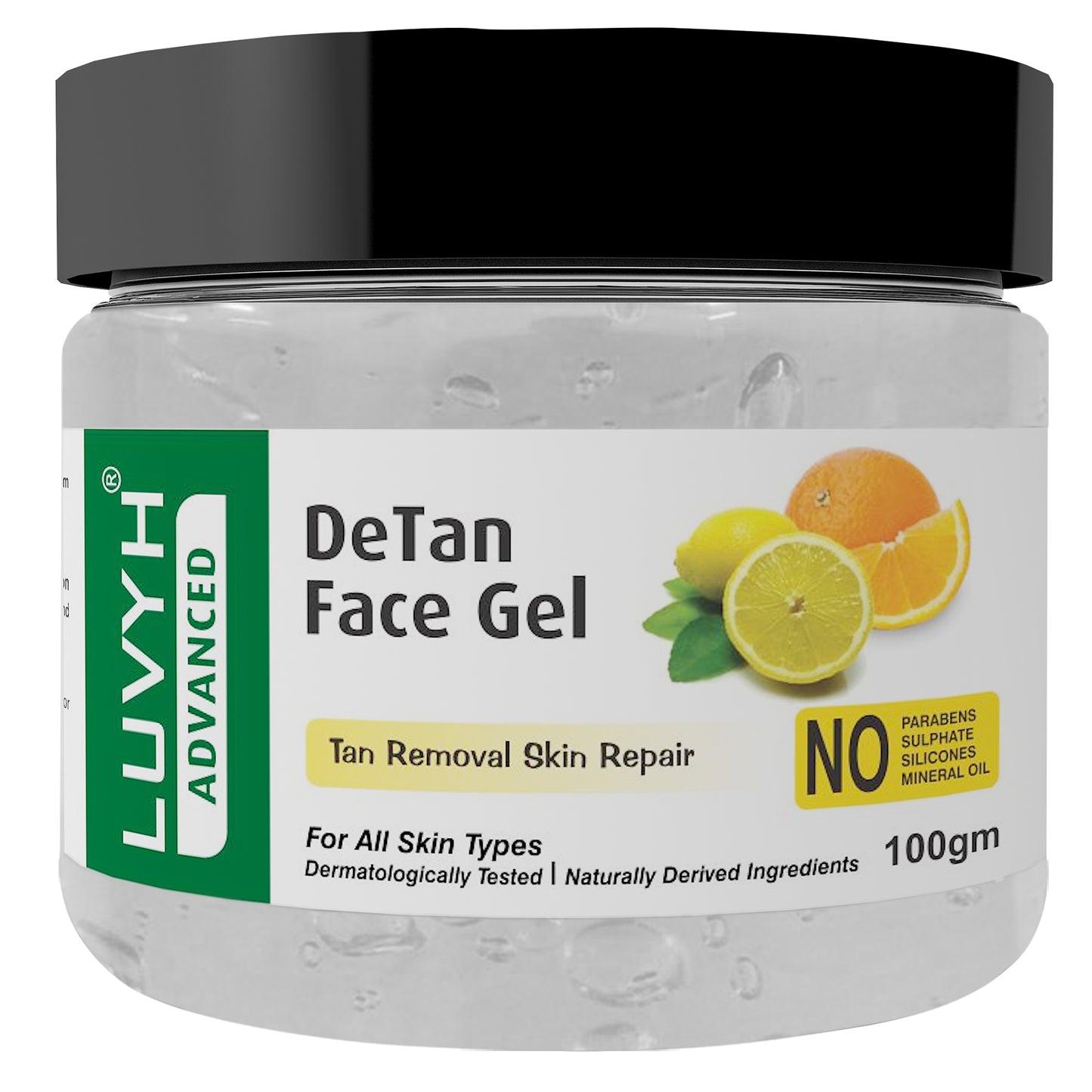 Luvyh DeTan Face Gel- 100gm
