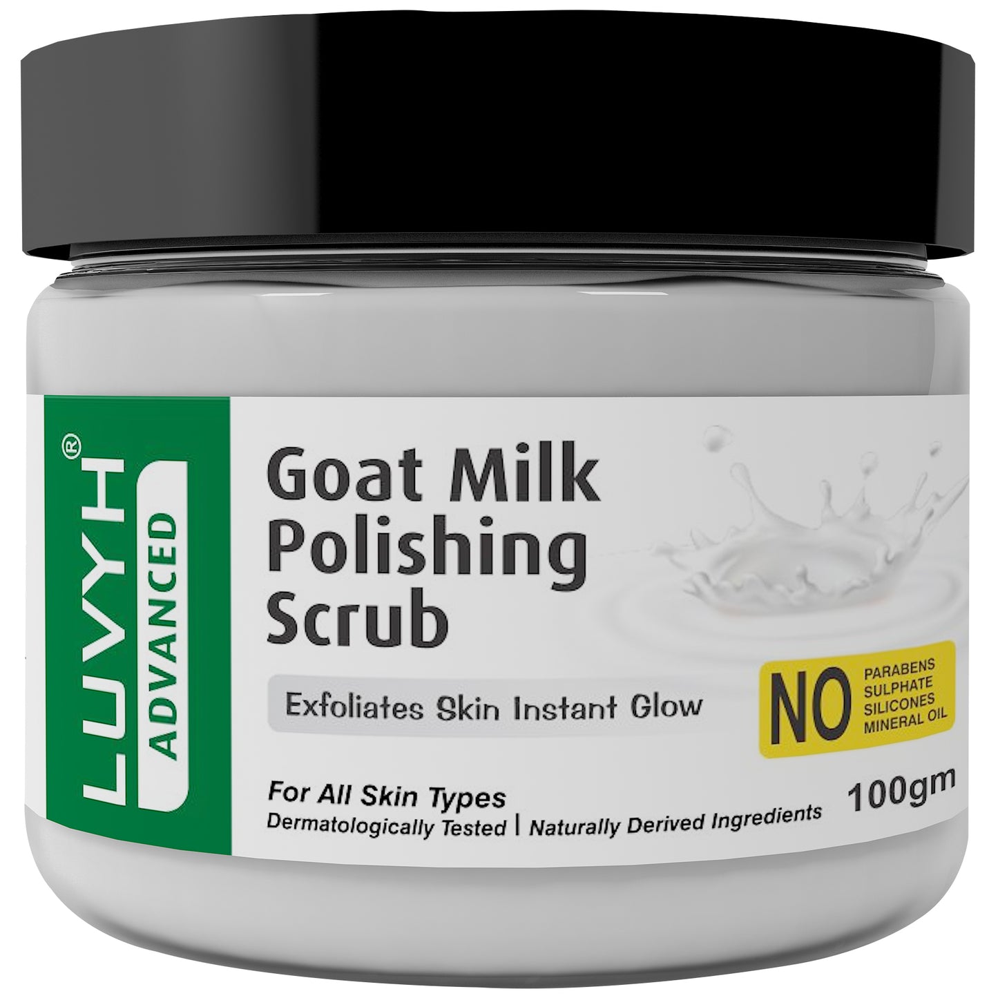 Luvyh Goat Milk Polishing Scrub- 100gm