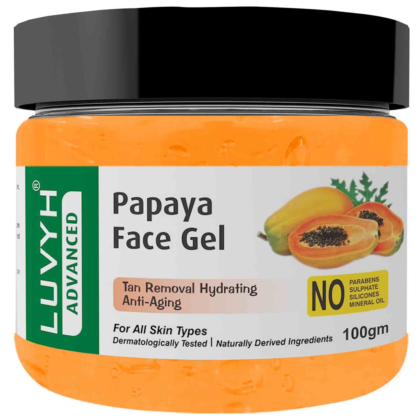 Luvyh Papaya Face Gel- 100gm