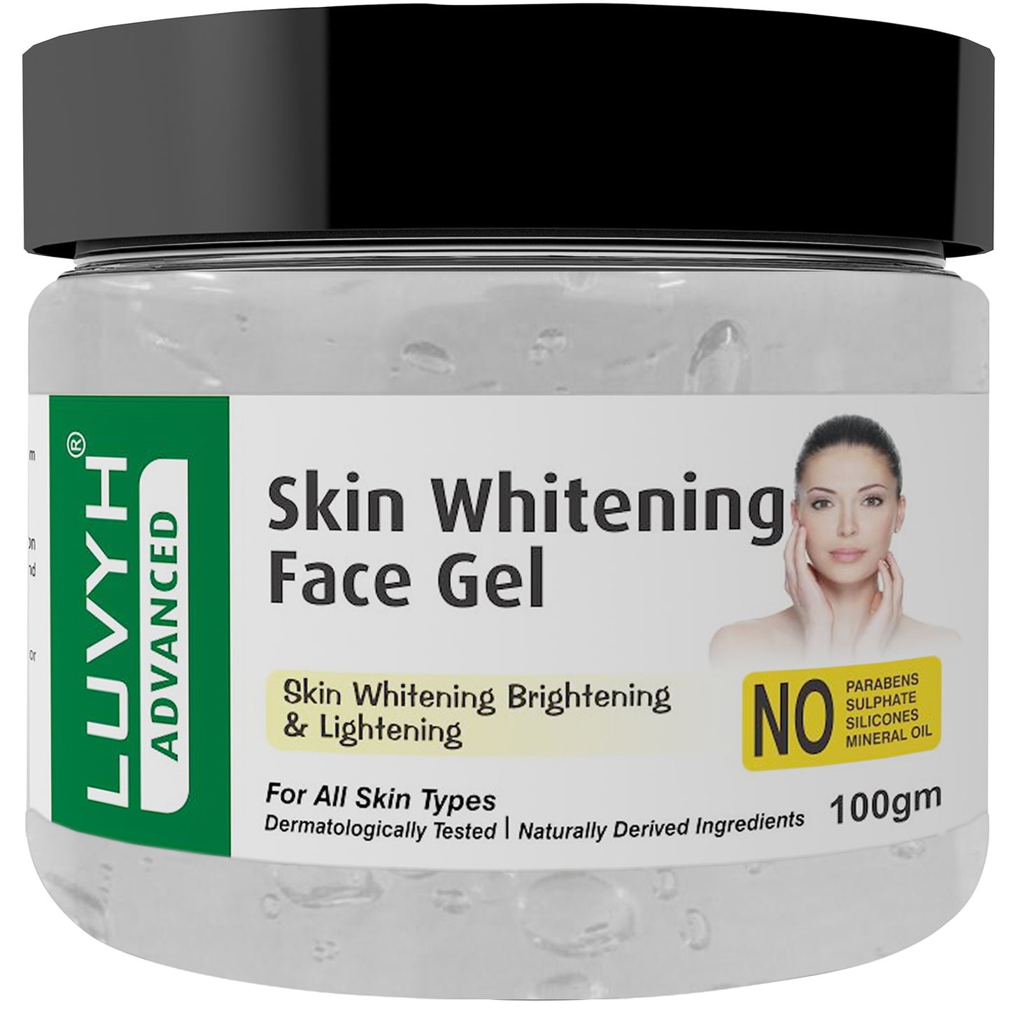 Luvyh Skin Whitening Face Gel - 100g