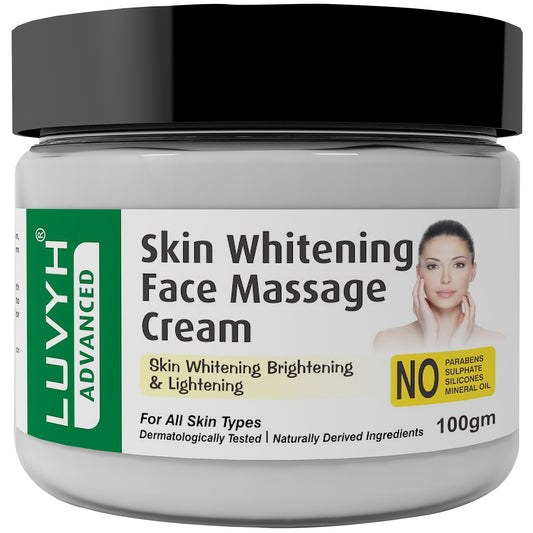 LUVYH Skin Whitening Face Massage Cream - 100g  (100 g)
